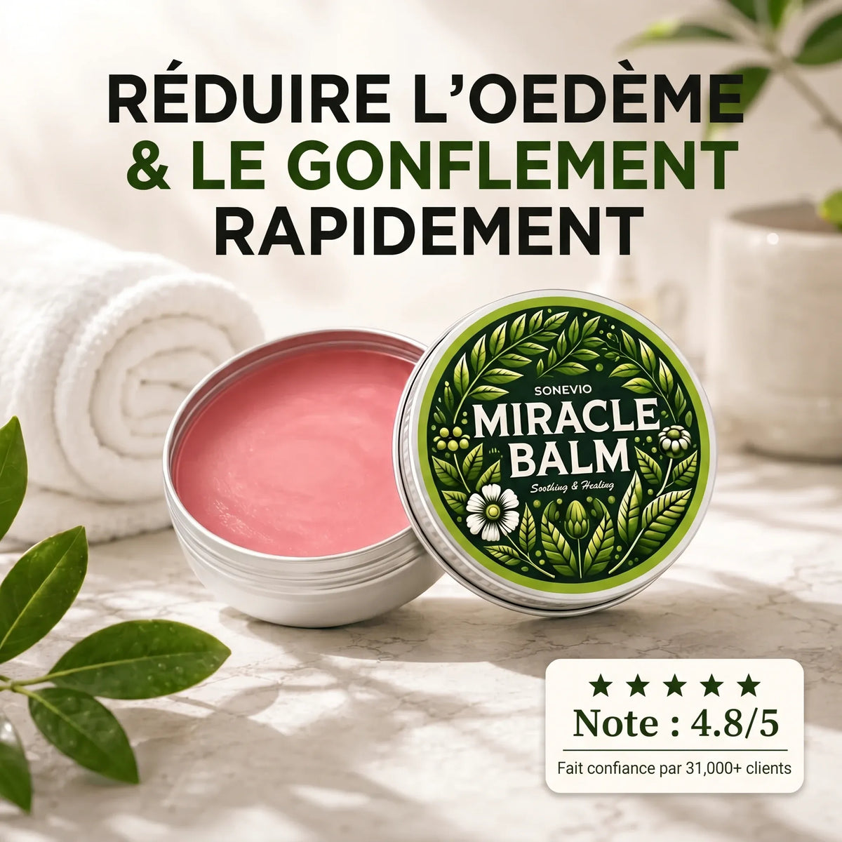 Senzio Miracle Balm™ - Soulagez l'Edème Rapidement