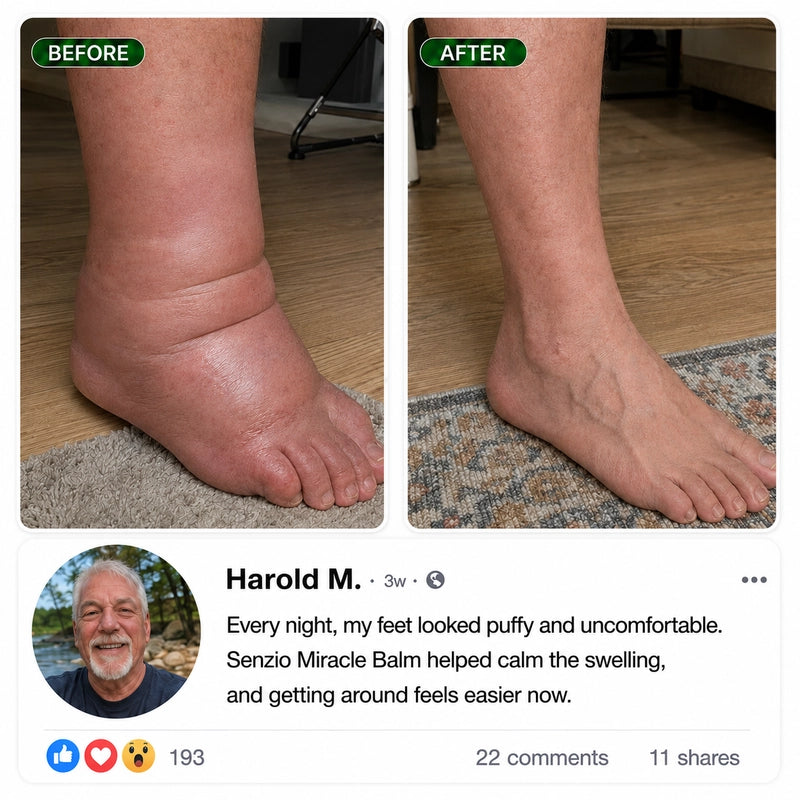Senzio Miracle Balm™ - Soulagez l'Edème Rapidement